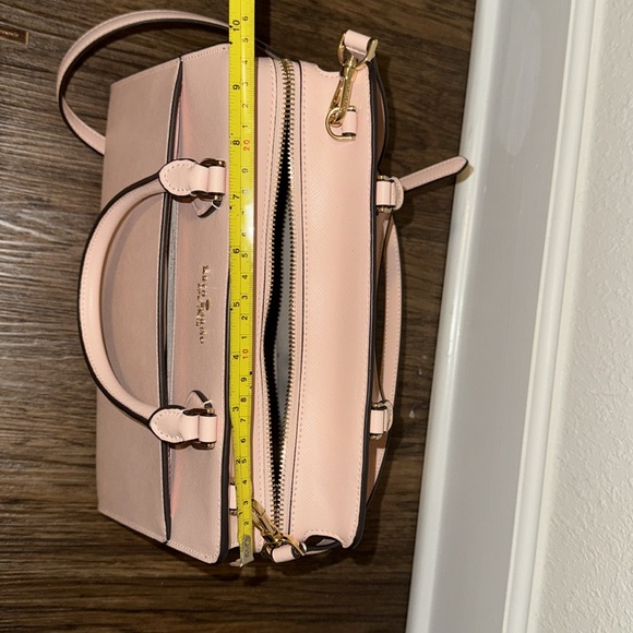 NWOT Madison Saffiano Leather Medium Satchel + Wallet - Picture 3 of 7